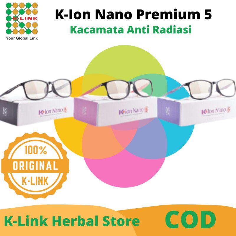 K-ION NANO PREMIUM 5 ASLI | KACAMATA ANTI RADIASI K-ION NANO PREMIUM 5 K-LINK