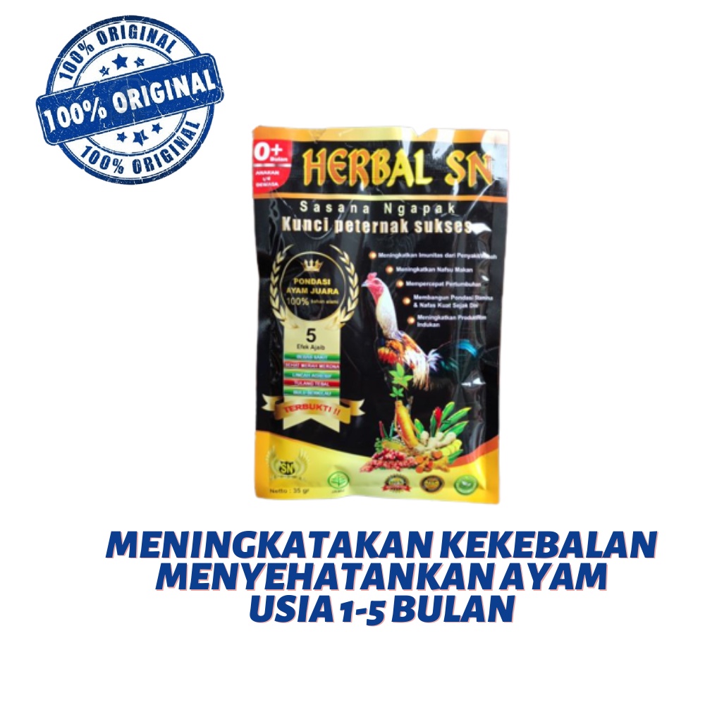 HERBAL SN 35 gram - ayam sehat dan kuat