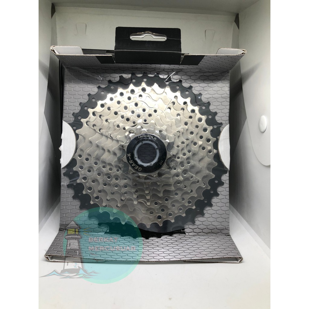 Gear-X Sprocket Cassette untuk Sepeda 8 Speed, 9 Speed, 10 Speed (11-42T)