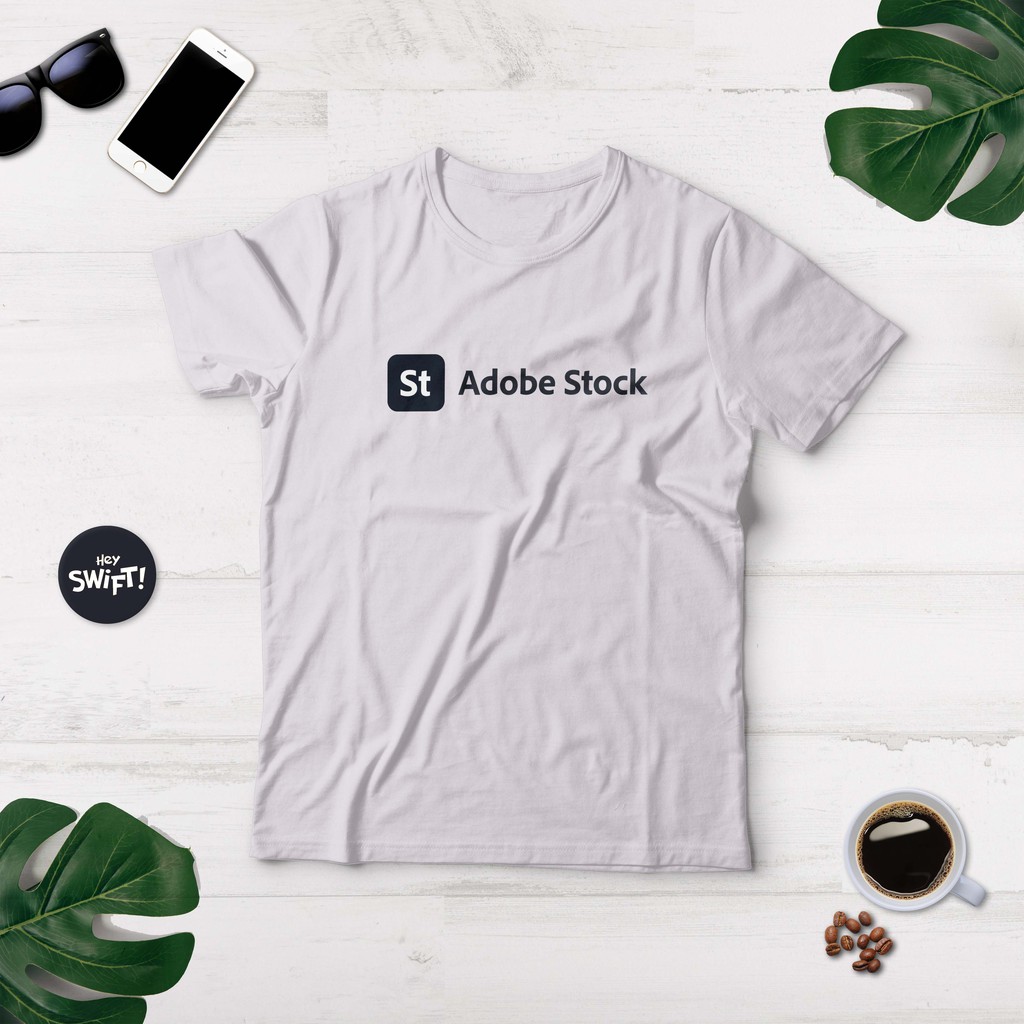 KAOS ADOBE STOCK MICROSTOCK T-SHIRT FREELANCE GRAPHIC DESIGN BAJU