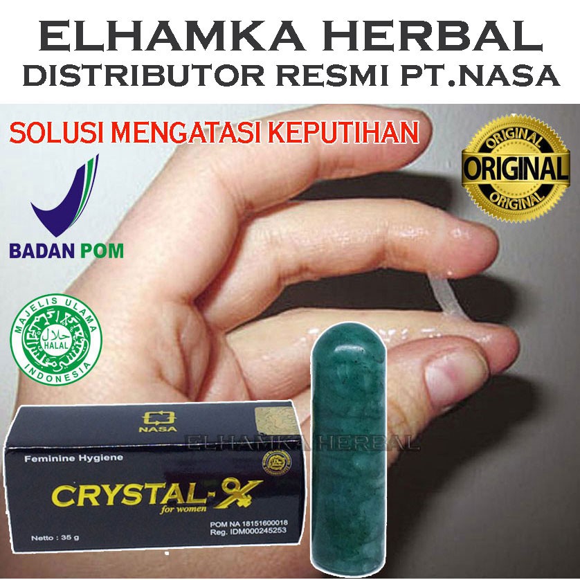 Obat keputihan Obat kista Obat nyeri haid Perawatan kewanitaan CRYSTAL X  NCX 100% original PT. NASA