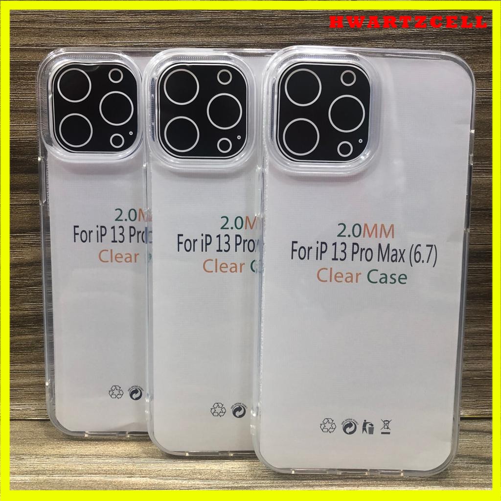 C/C- IPHONE 13 MINI 5.4in,IPHONE 13 6.1in, IPHONE 13 PRO 6.1in,IPHONE 13 PRO MAX 6.7in,IPHONE 12 MINI 5.4INCH,IPHONE 12 PRO 6,1 INCH,IPHONE 12 PRO MAX 6.7INCH SOFT CASE BENING TEBAL 2.00MM SILIKON CASE JELLY CASE CLEAR CASE TRANSPARANT OEM PREMIUM CASE