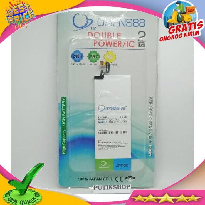 TERMURAH BATERAI SAMSUNG NOTE5 DOUBLE POWER 2IC BISA COD