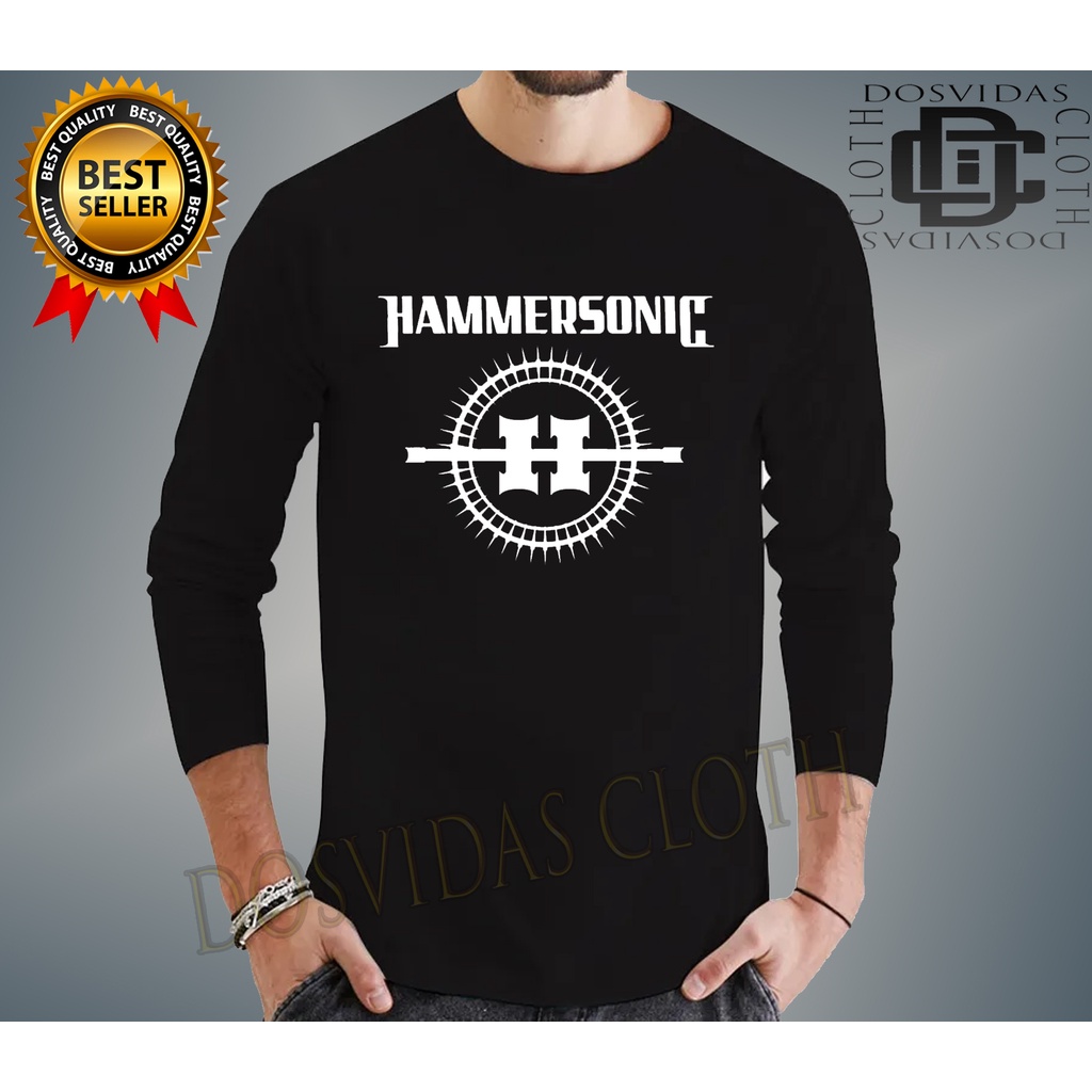 Import Quality MURAH BAJU KAOS LENGAN PANJANG HAMMERSONIC keren HAMMERSONIC