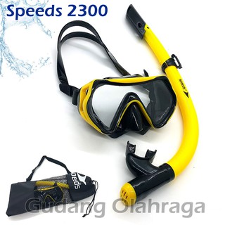 Kacamata Snorkeling SPEEDS / Mask Diving / Alat Selam / Snorkling Speed / Snorkel Speeds