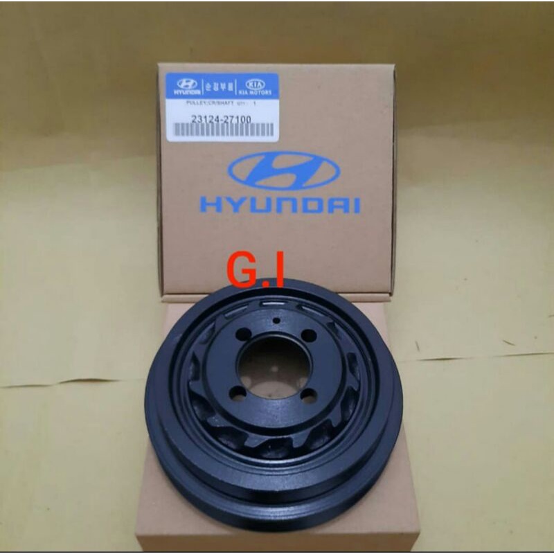 Pully Kruk As Pully Ker As Damper Pulley Crankshaft Hyundai Trajet