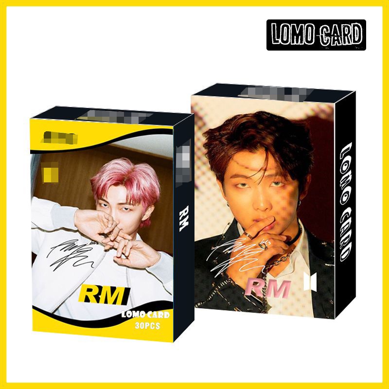 30Pcs / set Kartu Lomo Foto BTS 2021 Album Lomo V Jungkook