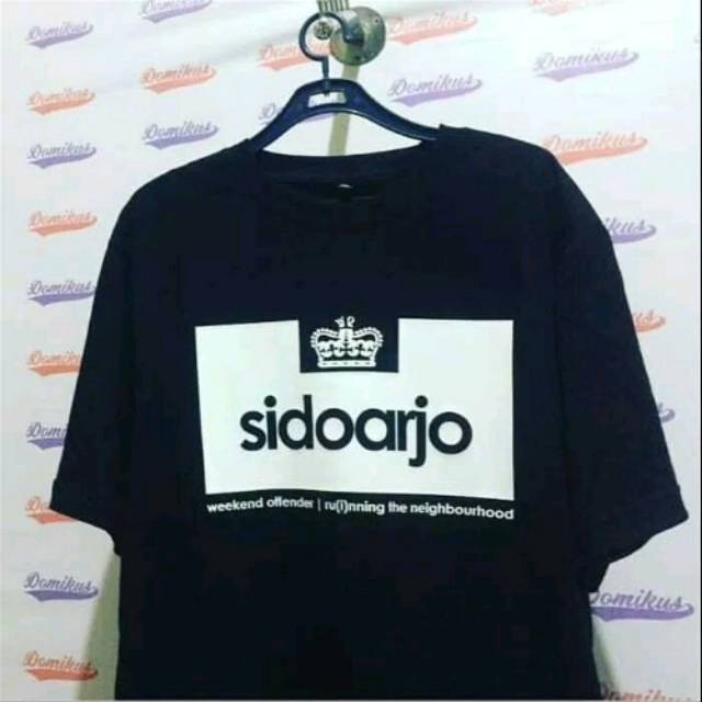 Tshirt Kaos Distro Weekend Offender City Series Sidoarjo Pria Wanita