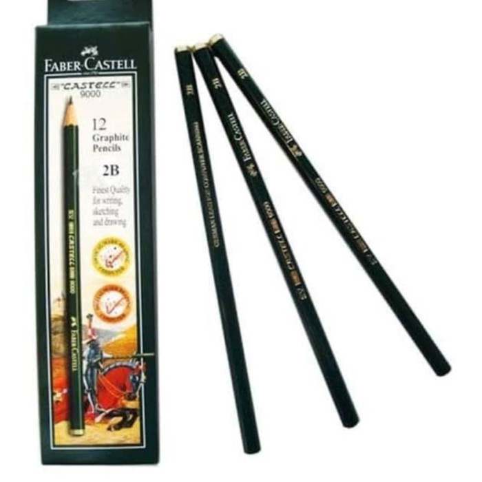 

Hemat Pensil Faber Castell 2B Lusin Gilaa!!!