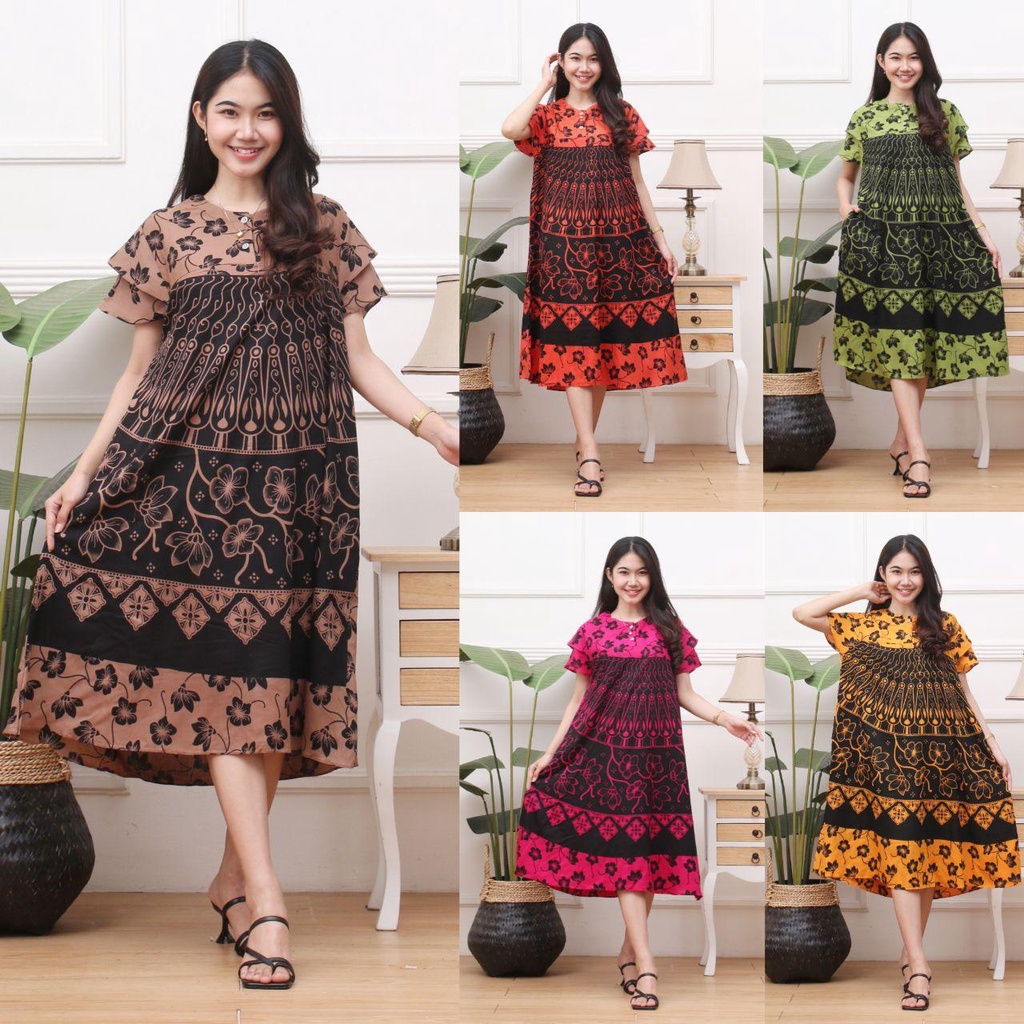 Daster Payung XAVIERA Daster Busui  Daster cantik  Baju tidur  Baju santai  Baju batik