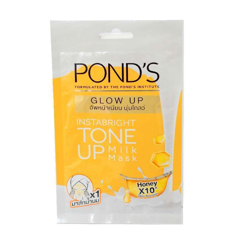 Pond's Instabright Tone UP Milk Mask Glow UP Honey 25g