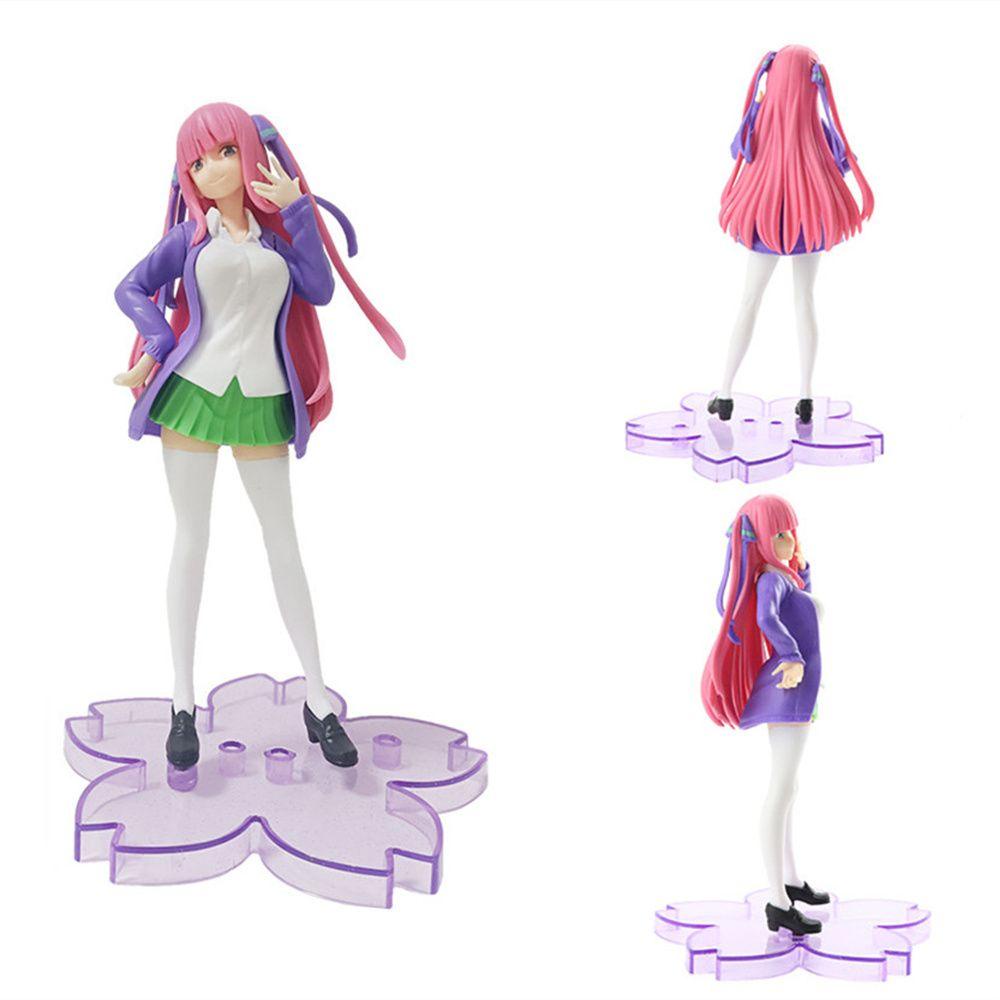 Agustina The Quintessential Quintuplets 18CM Collection Nakano Miku Yotsuba Nakano Ichika Model Mainan