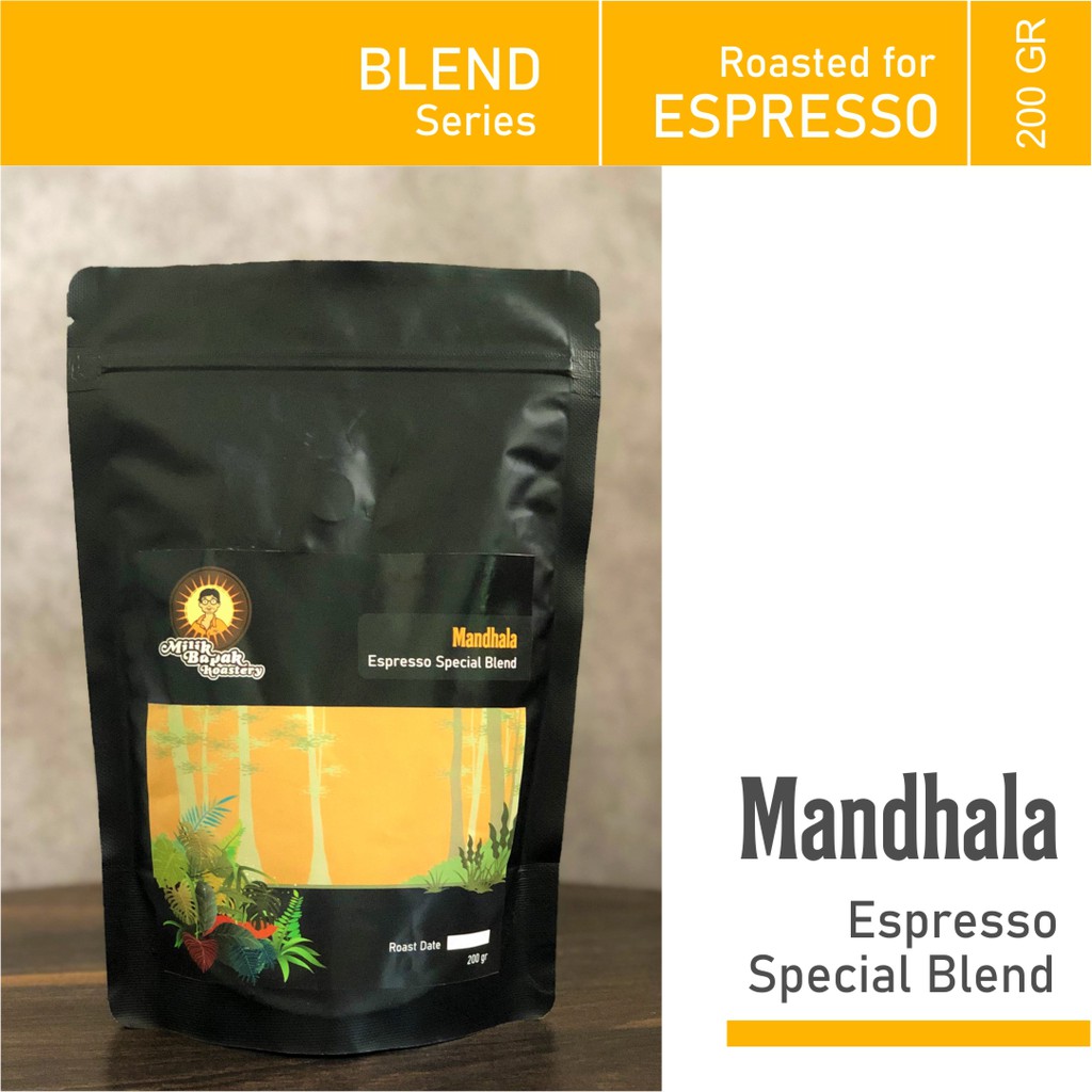 

Kopi Blend Espresso MANDHALA 200 GR Biji/Bubuk