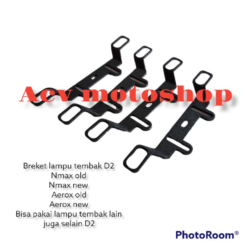 BRACKET LAMPU NMAX OLD AEROX OLD NMAX NEW AEROX NEW LAMPU D2 DUROMOTO D2 MINI BISA PAKAI LAMPU LAIN JUGA