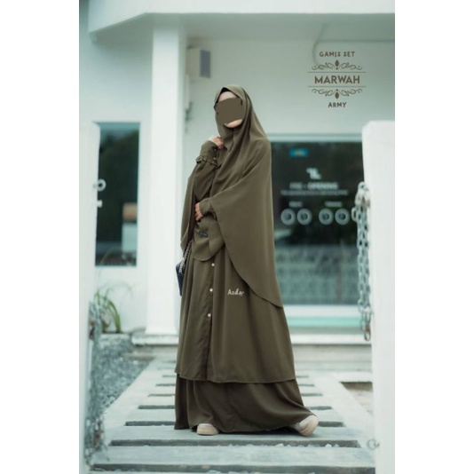 [ OPEN PO ] GAMIS SET MARWAH BY AZDA