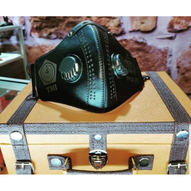MASKER TNI POLRI / MASKER KULIT ASLI TNI POLRI MASKER TNI POLRI TERBAIK /MASKER KATUP UDARA