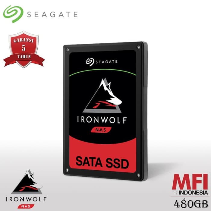 Seagate IronWolf 110 NAS SSD 480GB SATA III 3D NAND TLC