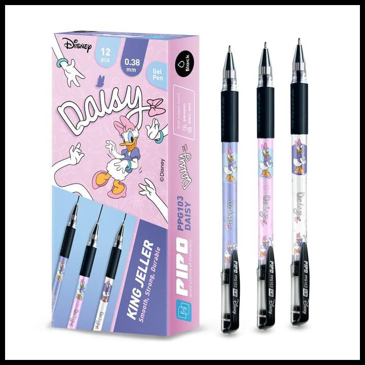 

PPG103 PIPO DAISY DUCK PULPEN LUCU 0.38MM ISI 12 PCS TINTA HITAM