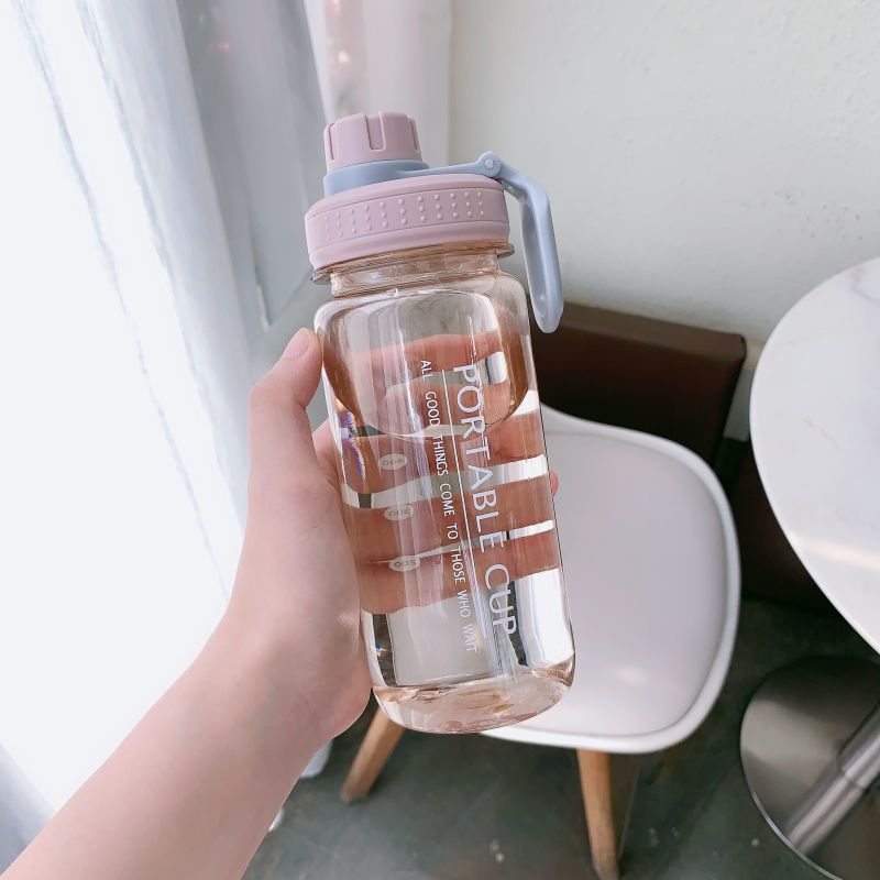 Botol Minum Bening Ekslusif Portable Cup 1000ml BPA FREE