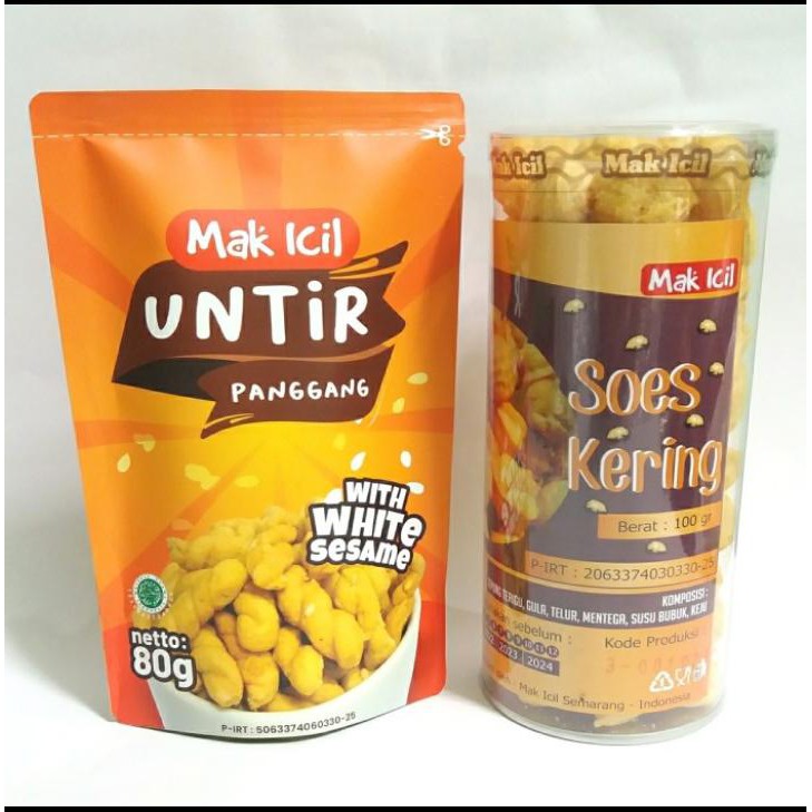 

Paket Soes Kering + Untir Panggang