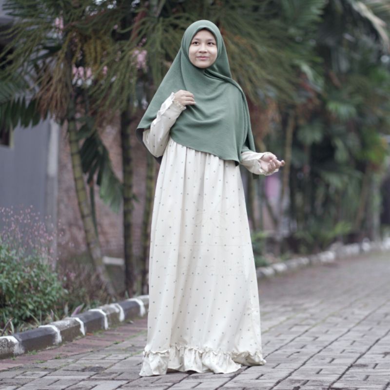 Gamis Dotly | Motif Polkadot ~ by Hijab Alila