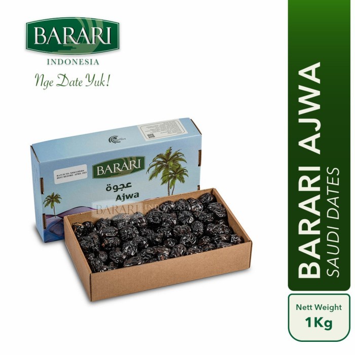 

Kurma Barari Ajwa 1 Kg Saudi Arabia