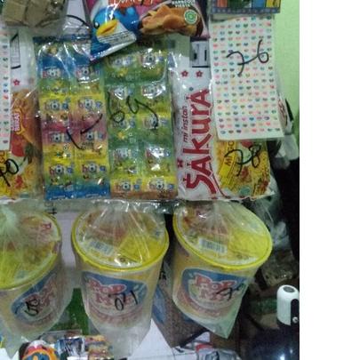 ❉ Mainan Warung Lotre pasangan Cabutan popmie Isi 80pcs ➥