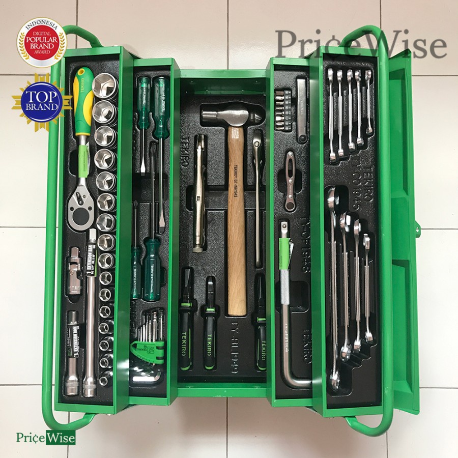 Jual Tool Box Set 72 Pcs Tekiro Mekanik Tools 72 Bh Shopee Indonesia