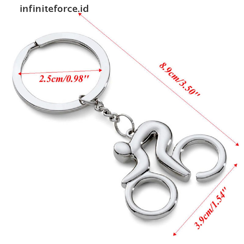 (Infiniteforce.Id) Gantungan Kunci Sepeda Bahan Alloy Untuk Pria / Wanita