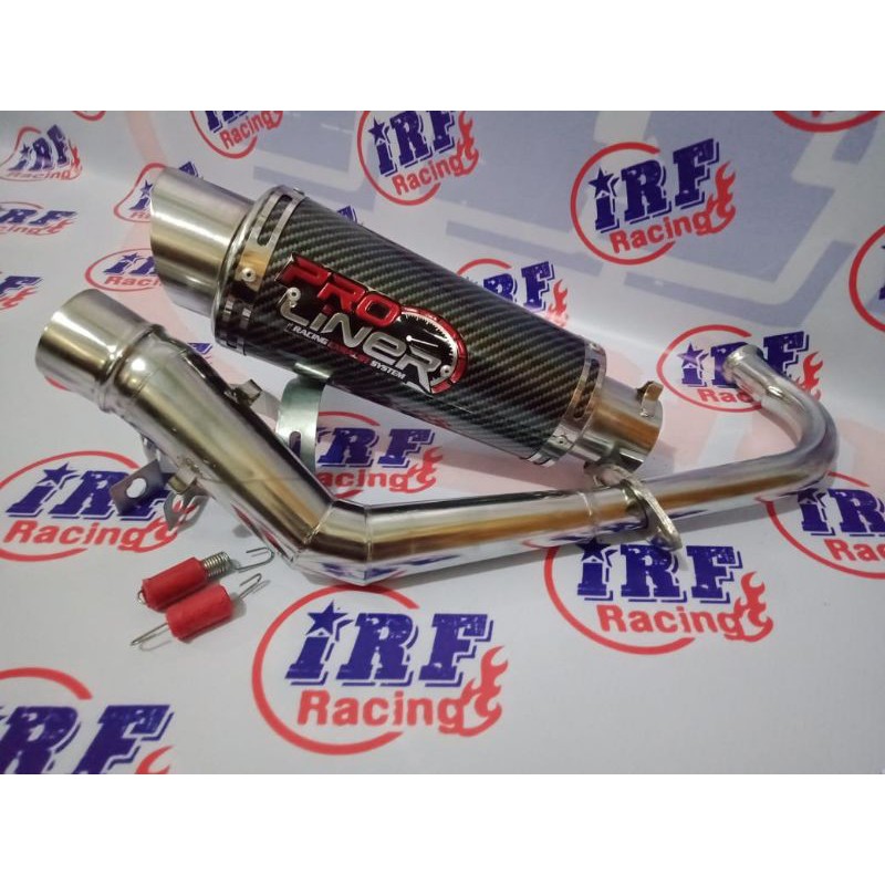 Knalpot racing proliner vario karbu,Vario Techno,Vario 110,Vario 125 old,Vario CBS 125 new,vario 150