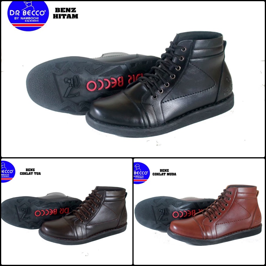 sepatu boot kasual pria dr becco bens