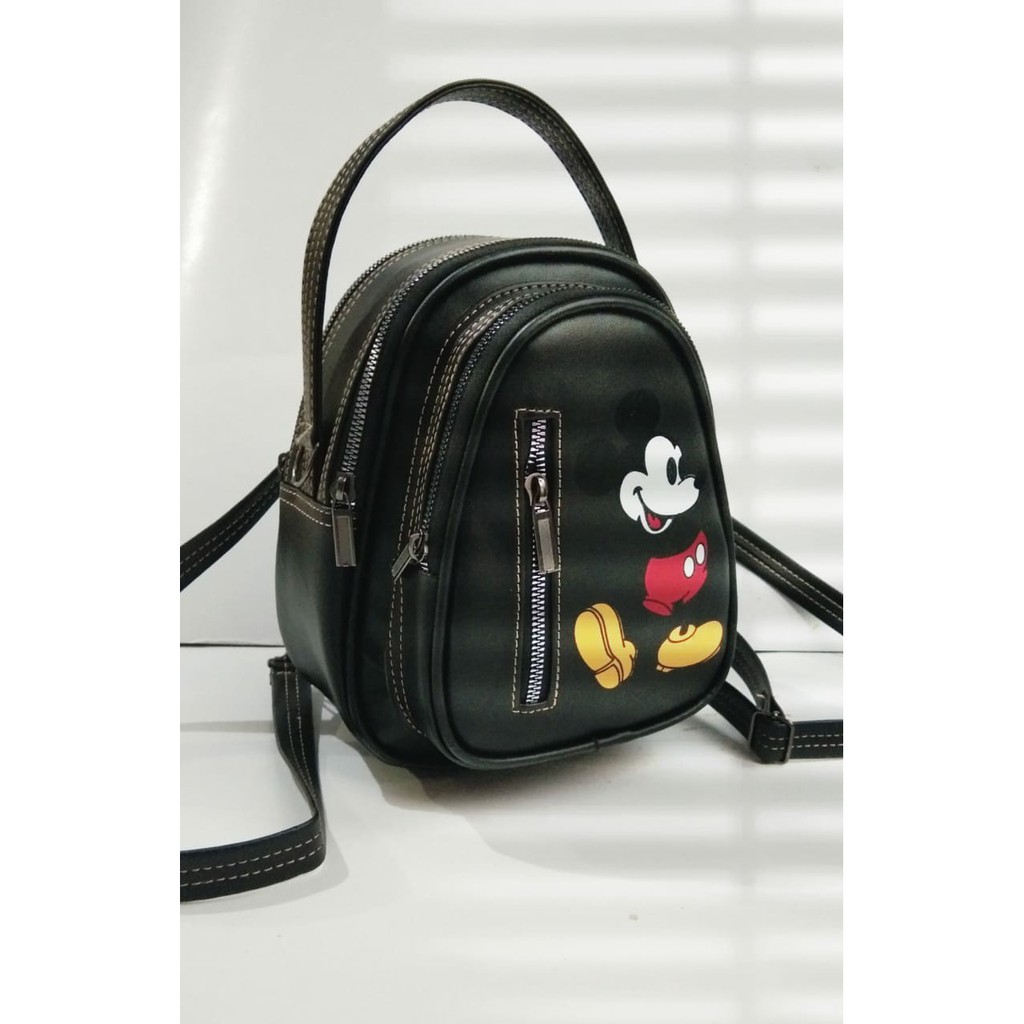 TAS RANSEL MICKEY MOUSE 2IN1 TERBARU 7073