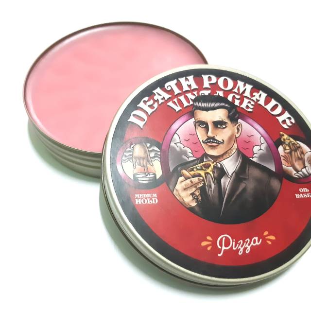 Death Pomade Vintage Oilbased Medium Hold Pizza 2 oz