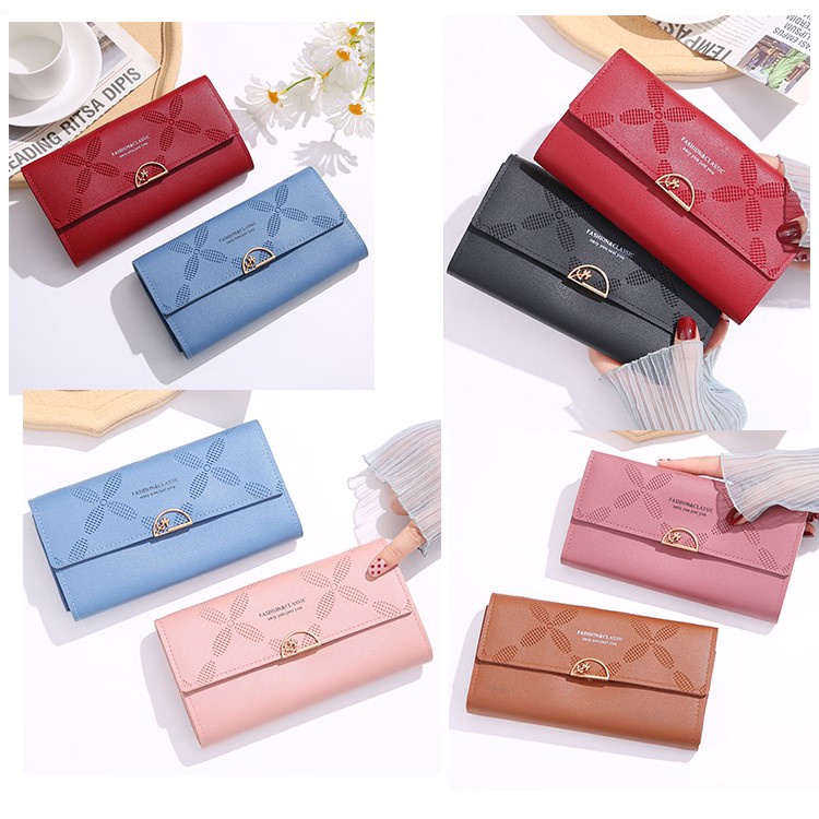 #LC-Wallet WD001 Dompet Panjang Wanita Dompet Korea Style