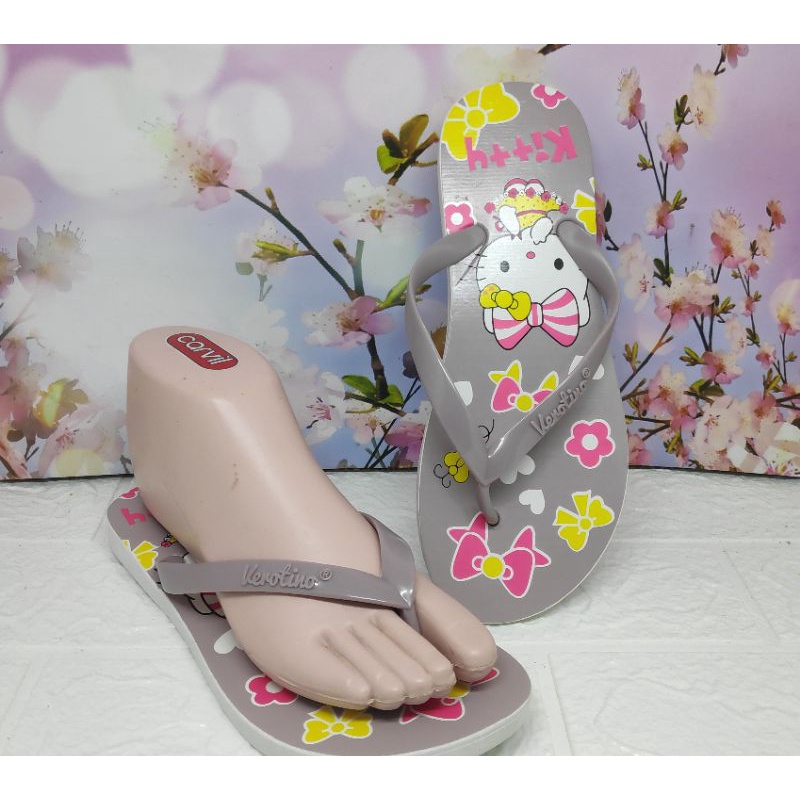 SANDAL JELLY IMPORT JAPIT VEROTINO HELLO KITTY 37-41