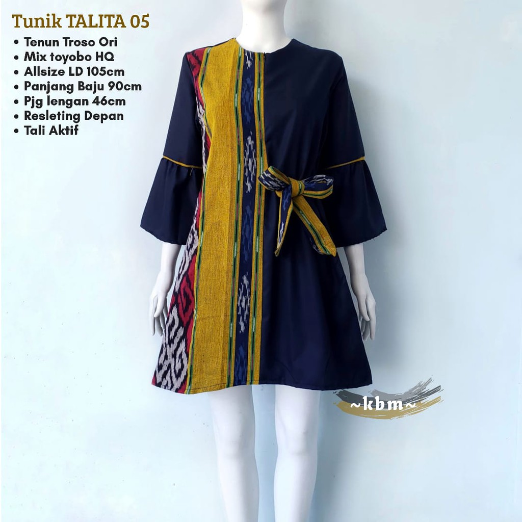 Tunik talita tenun troso mix toyobo  best