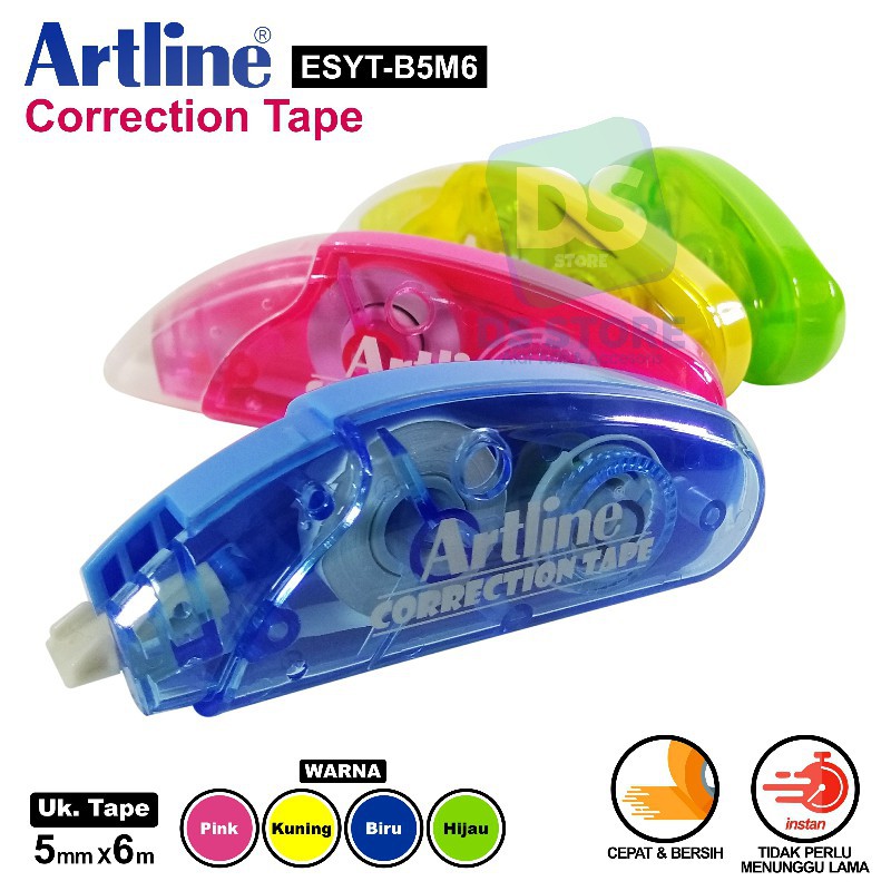 

Tipe-x Kertas / Correction Tape ESYT - B5M6 ARTLINE
