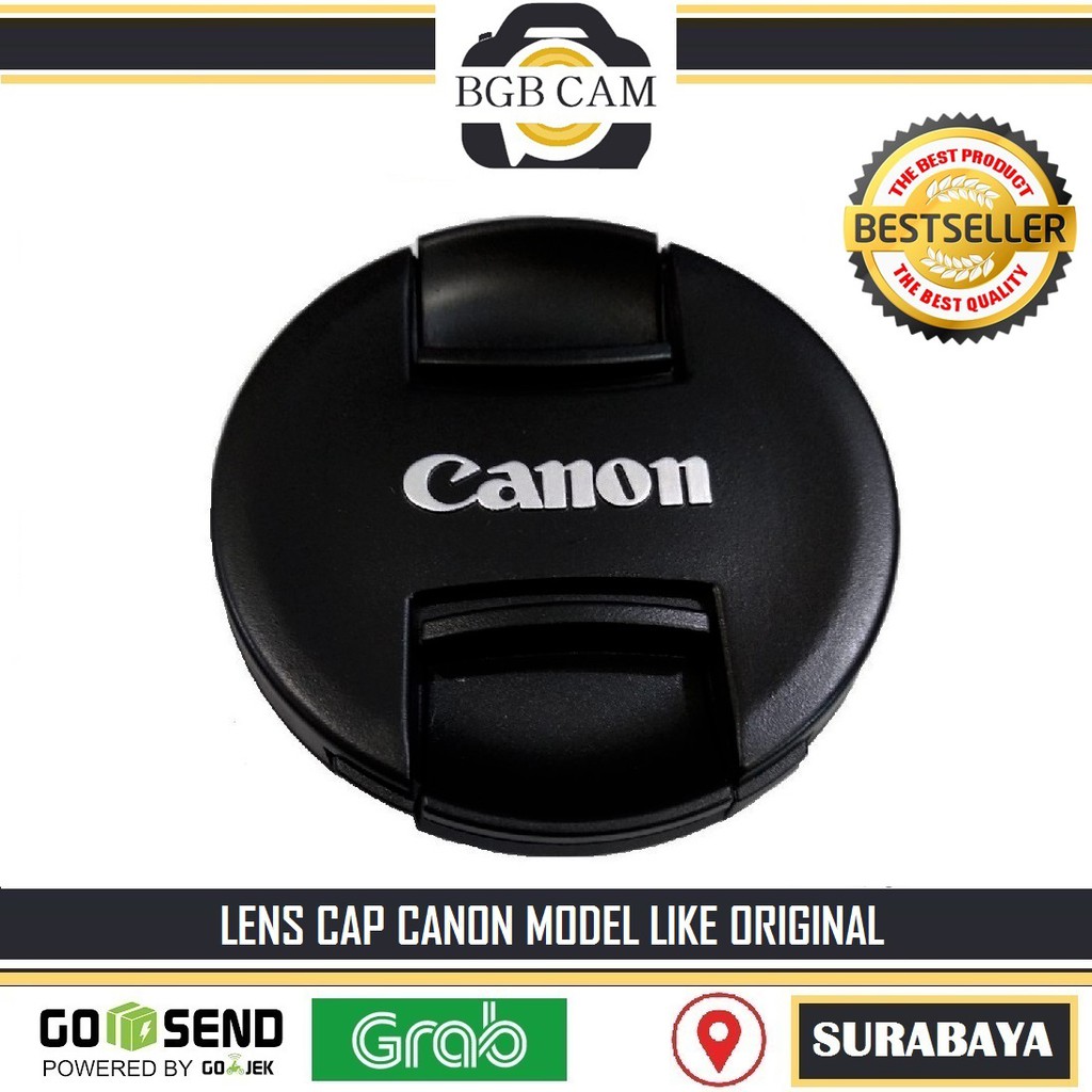 Lens cap Kamera Canon diameter 67 mm / Tutup Lensa 67mm with LOGO