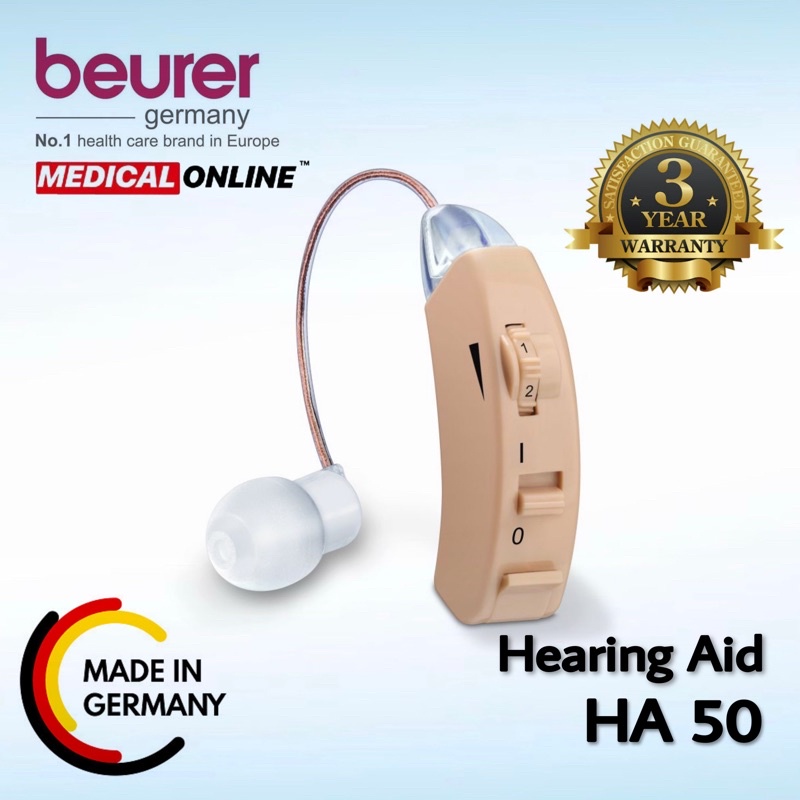 ALAT BANTU PENDENGARAN BEURER HEARING AID HA50 / HA-50 ALAT BANTU DENGAR MEDICAL ONLINE