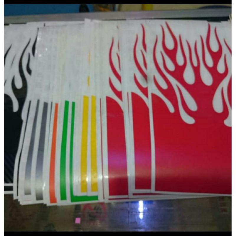 Stiker Api Spakbor motor