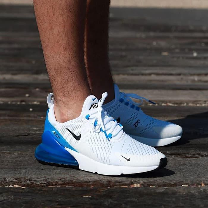 nike air 270 white and blue