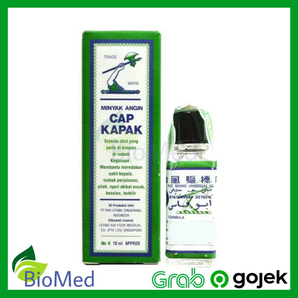 MINYAK ANGIN CAP KAPAK 10 ml - Sakit Kepala Pusing Pegal Linu Terkilir