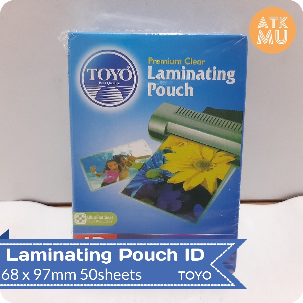 

Laminating Pouch ID Card Glossy 50sheets Toyo