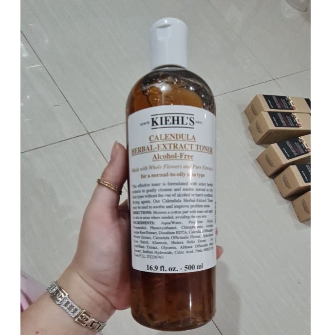 KIEHLS Calendula Herbal Extract Toner 250ml 500ml / FULL SIZE / KIEHL'S Calendula Toner