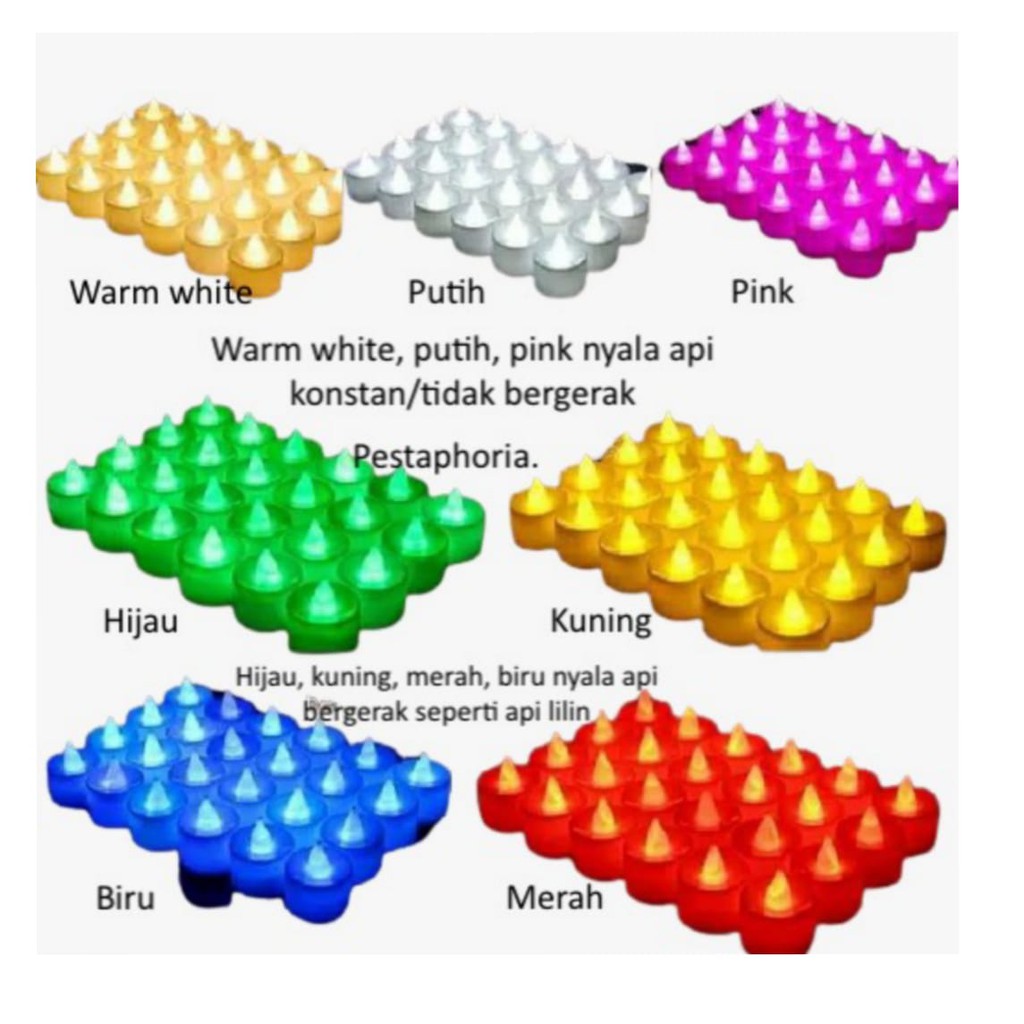 Lilin LED / Lilin Elektrik Ulang Tahun / Happy Birthday Smokeless Electric LED Candle