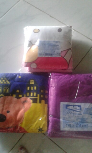Sprei Karakter Size 120x200, 160x200, 180x200, 200x200