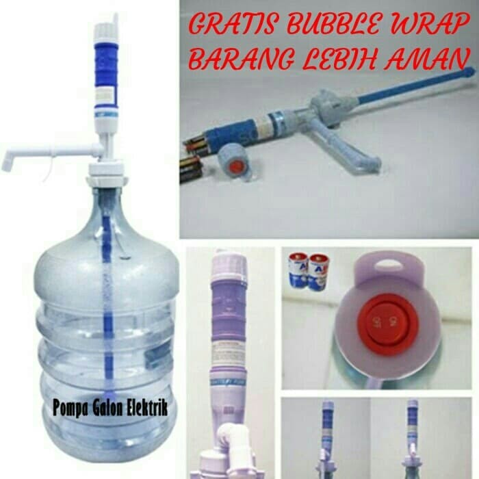 Dispenser Baterai - Pompa Galon - Adaptor Pompa Galon Elektrik Baterai / Pompa Air Galon Elektrik