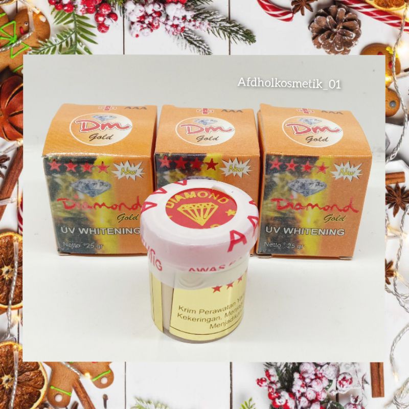 CREAM DIAMOND GOLD//DIAMOND GOLD AAA satuan