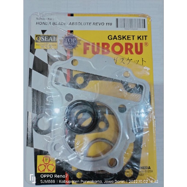 gasket kit / top set blade / absolute revo 110