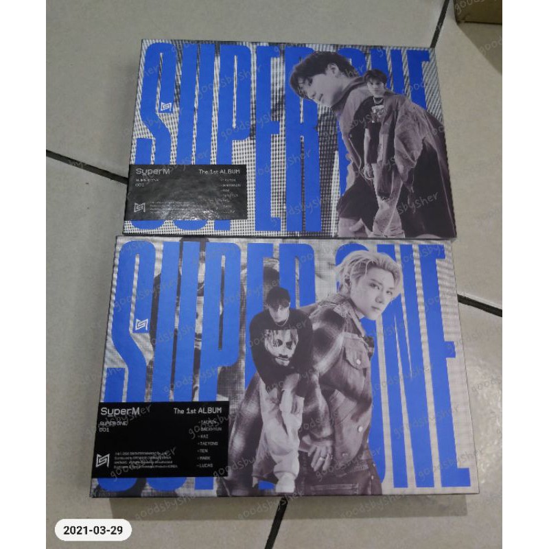 SUPERM SUPER ONE ALBUM ONLY / POSTCARD ASIA VER TAEMIN TAEYONG BAEKHYUN MARK LUCAS KAI TEN